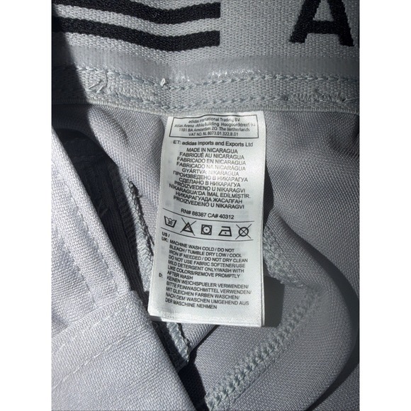 NWT Adidas Men's Light Gray Baseball Diamond King Elite Knickers/Pants, Size XL - Picture 4 of 5